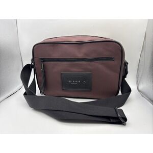 NWT TED BAKER LONDON Blondd Flight Bag, OXBLOOD, MSRP $129
